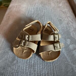 Tan Kids Sandals